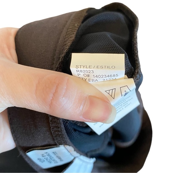 Sag Harbor Stretch Petite Trousers In Brown - Picture 9 of 10